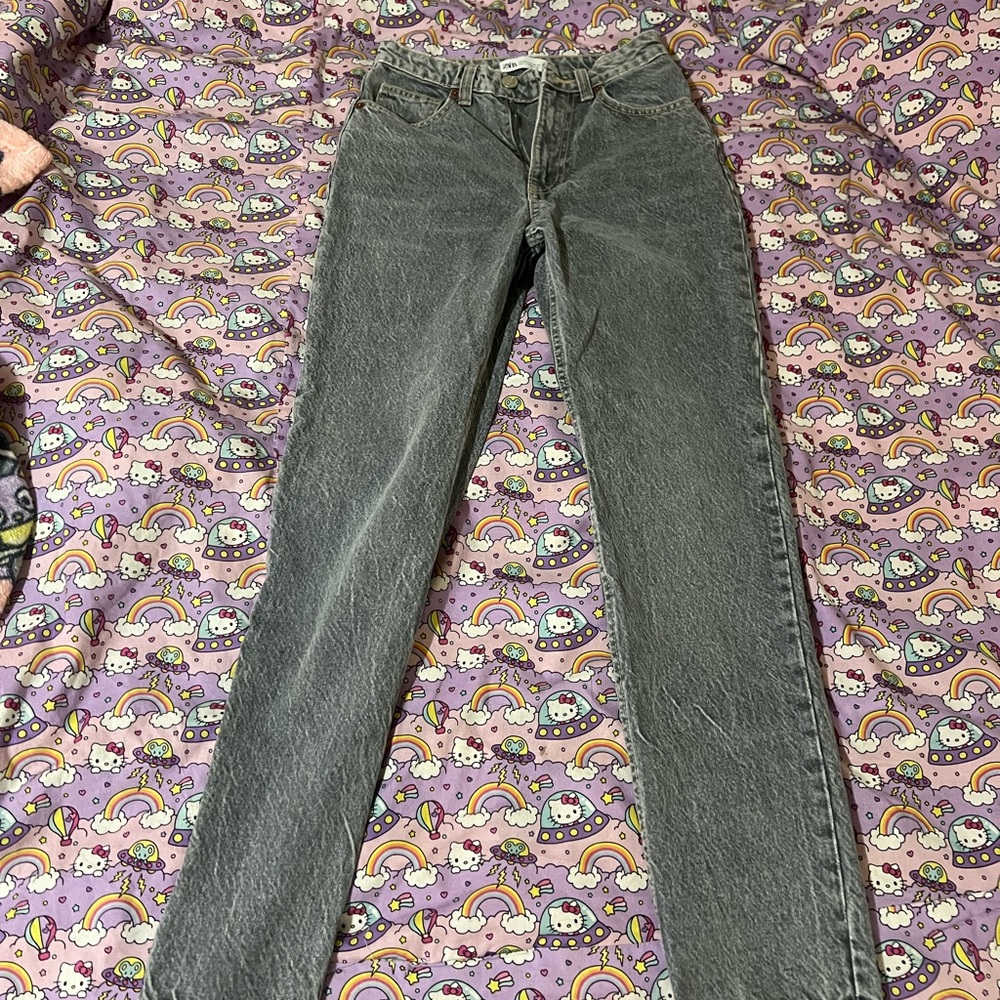 Zara gray jeans size 0